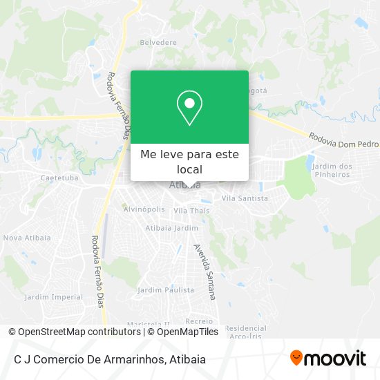 C J Comercio De Armarinhos mapa
