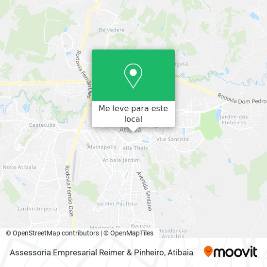 Assessoria Empresarial Reimer & Pinheiro mapa