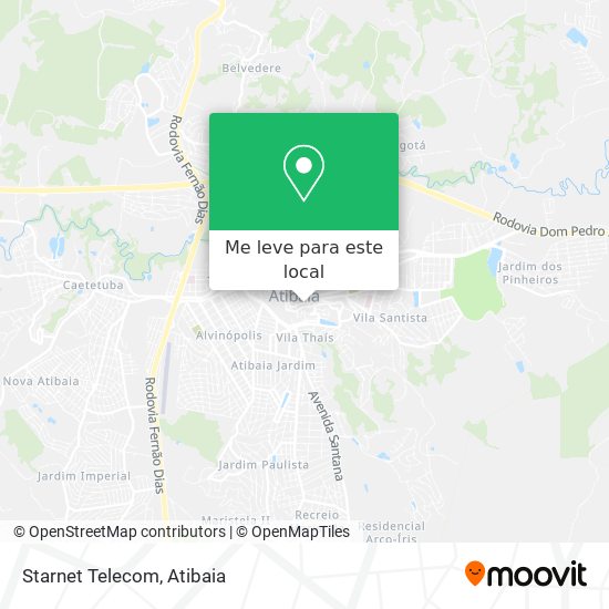 Starnet Telecom mapa