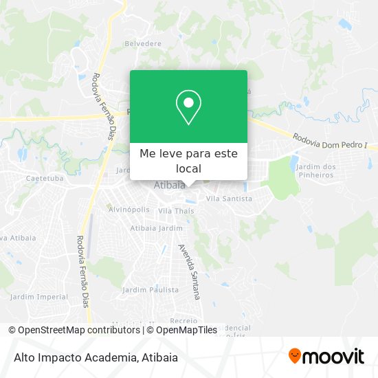 Alto Impacto Academia mapa