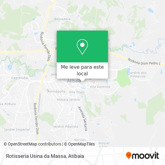 Rotisseria Usina da Massa mapa