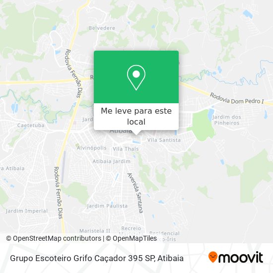 Grupo Escoteiro Grifo Caçador 395 SP mapa