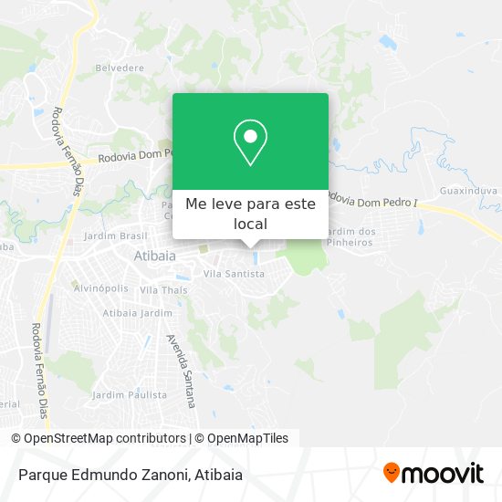 Parque Edmundo Zanoni mapa