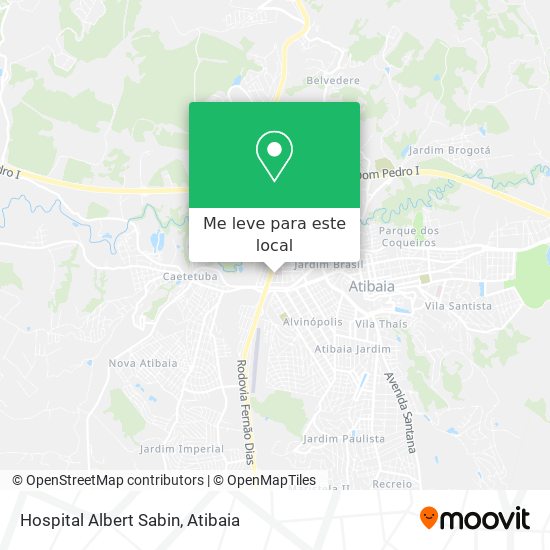 Hospital Albert Sabin mapa