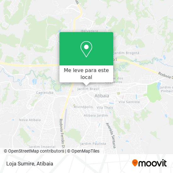 Loja Sumire mapa
