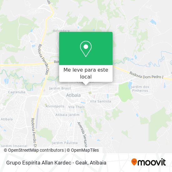 Grupo Espírita Allan Kardec - Geak mapa