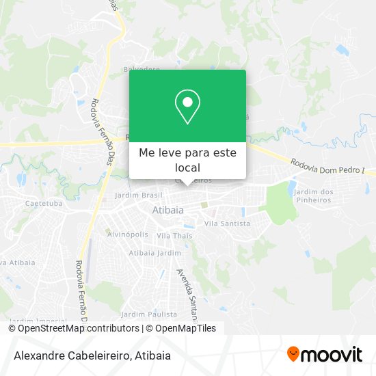 Alexandre Cabeleireiro mapa