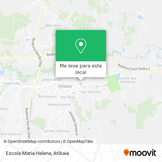 Escola Maria Helena mapa