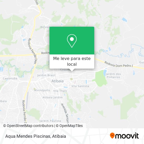 Aqua Mendes Piscinas mapa
