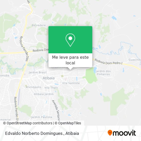 Edvaldo Norberto Domingues. mapa