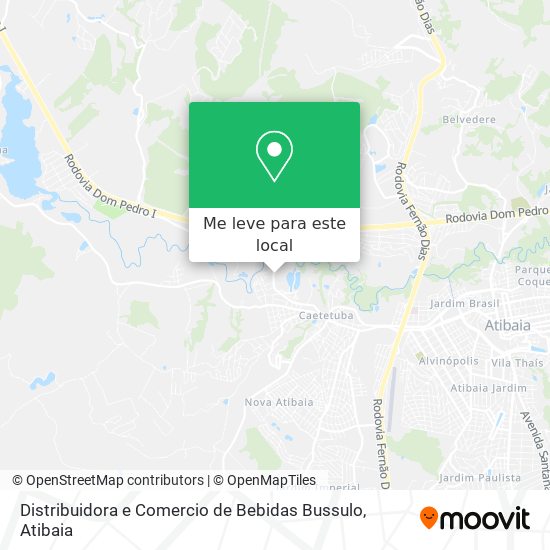 Distribuidora e Comercio de Bebidas Bussulo mapa