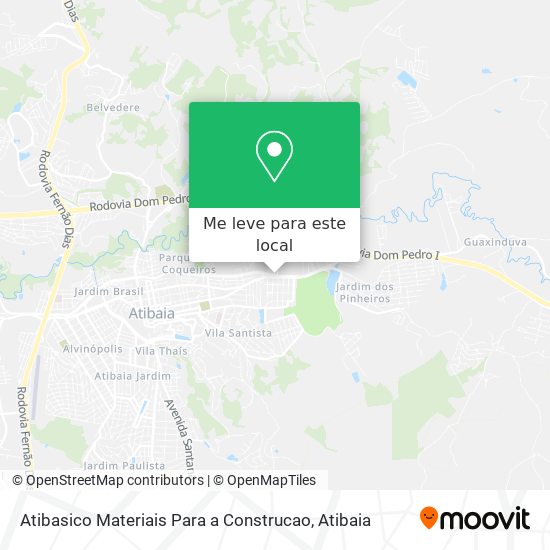 Atibasico Materiais Para a Construcao mapa