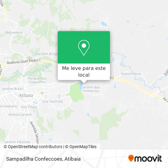 Sampadilha Confeccoes mapa