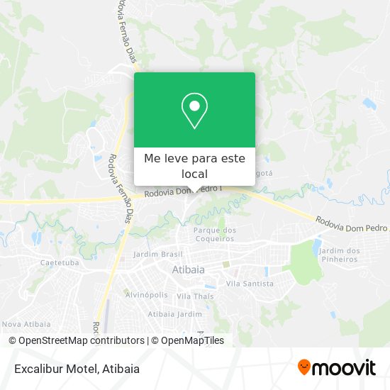 Excalibur Motel mapa