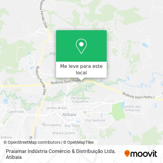 Praiamar Indústria Comércio & Distribuição Ltda mapa