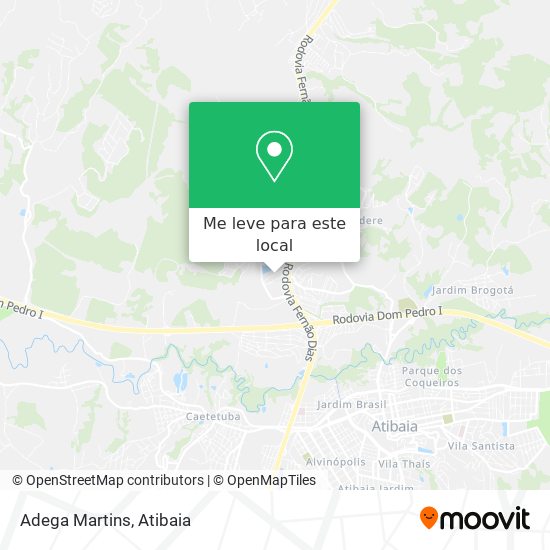 Adega Martins mapa