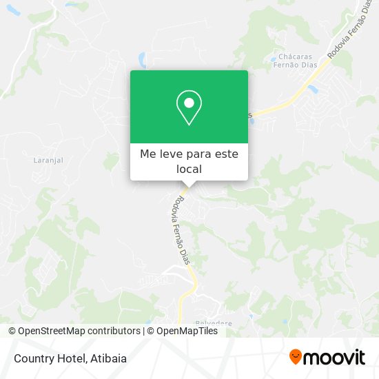 Country Hotel mapa