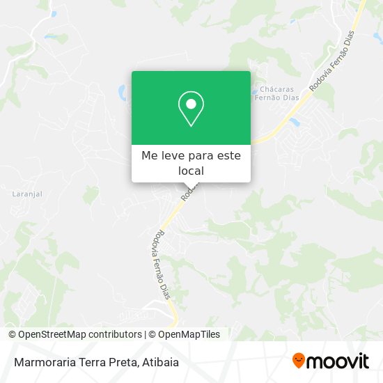 Marmoraria Terra Preta mapa