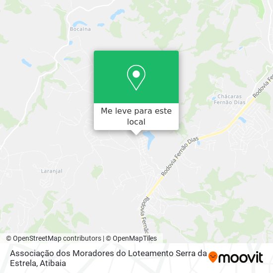 Associação dos Moradores do Loteamento Serra da Estrela mapa