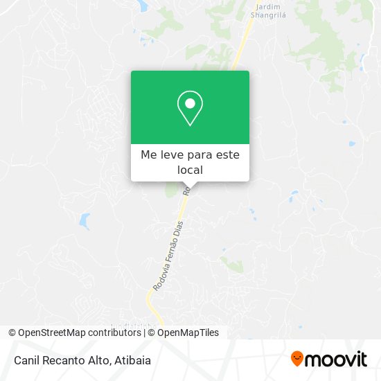 Canil Recanto Alto mapa