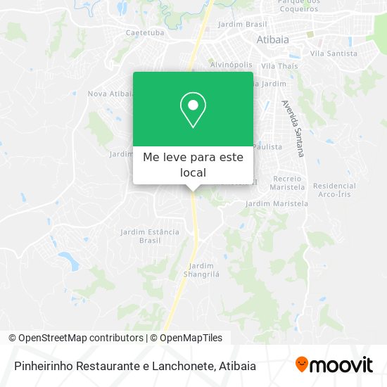 Pinheirinho Restaurante e Lanchonete mapa