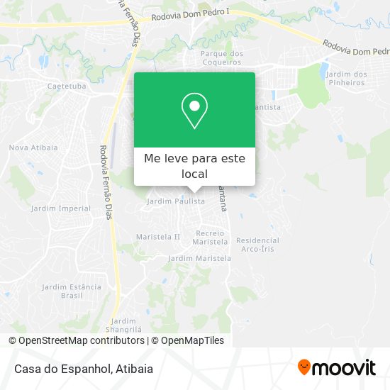 Casa do Espanhol mapa