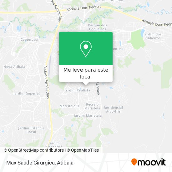 Max Saúde Cirúrgica mapa