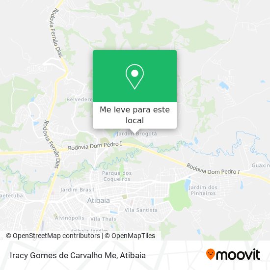 Iracy Gomes de Carvalho Me mapa