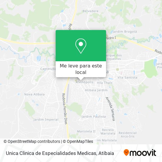 Unica Clinica de Especialidades Medicas mapa