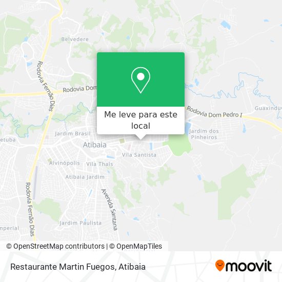 Restaurante Martin Fuegos mapa