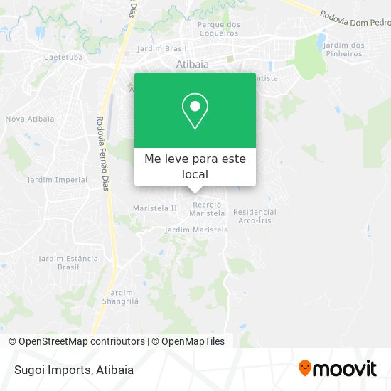 Sugoi Imports mapa
