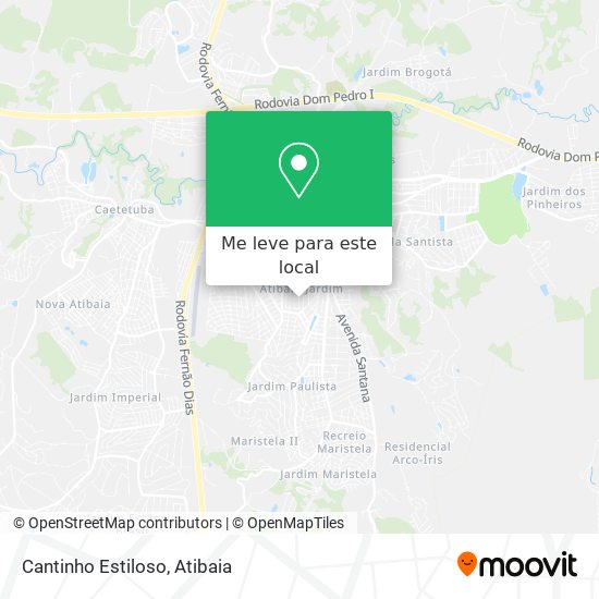 Cantinho Estiloso mapa