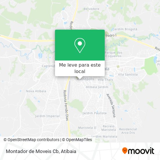 Montador de Moveis Cb mapa