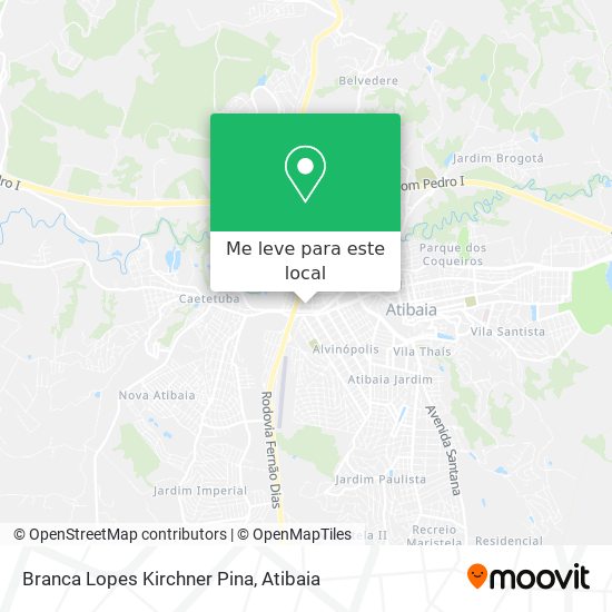 Branca Lopes Kirchner Pina mapa
