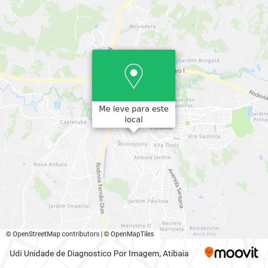 Udi Unidade de Diagnostico Por Imagem mapa
