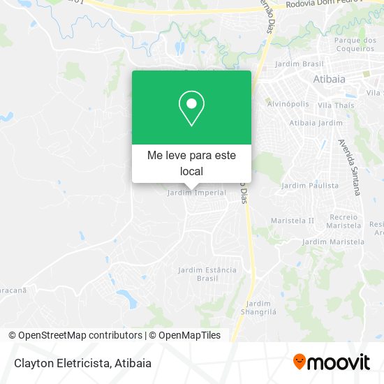 Clayton Eletricista mapa