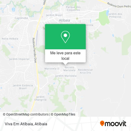 Viva Em Atibaia mapa
