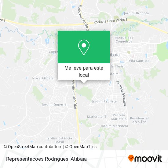 Representacoes Rodrigues mapa