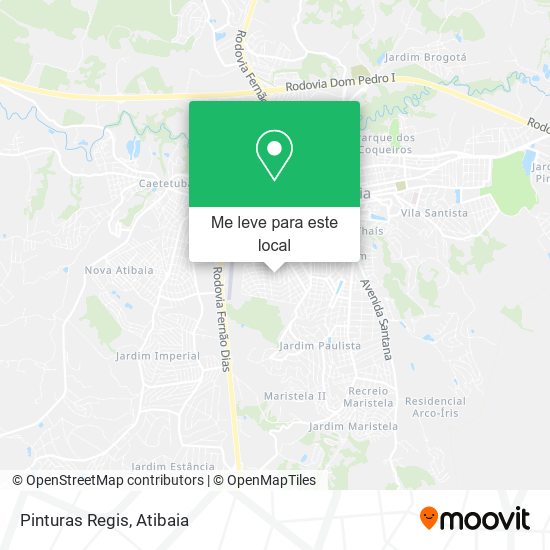 Pinturas Regis mapa