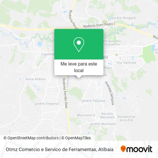 Otmz Comercio e Servico de Ferramentas mapa