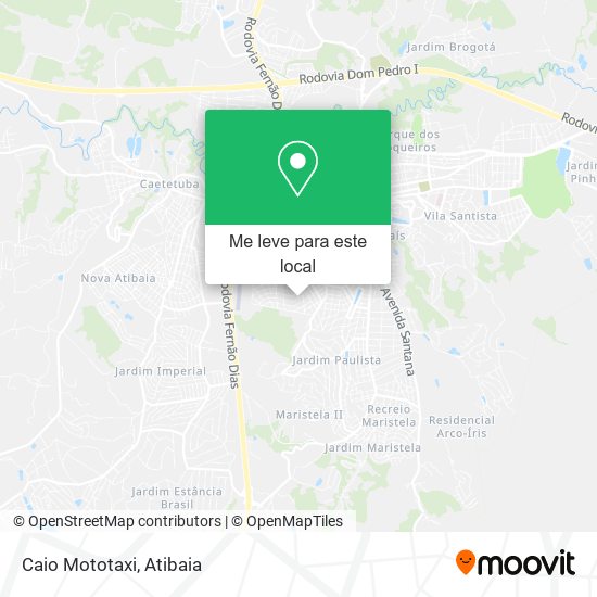 Caio Mototaxi mapa