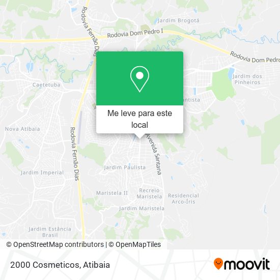 2000 Cosmeticos mapa