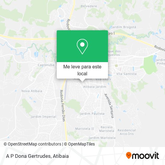 A P Dona Gertrudes mapa