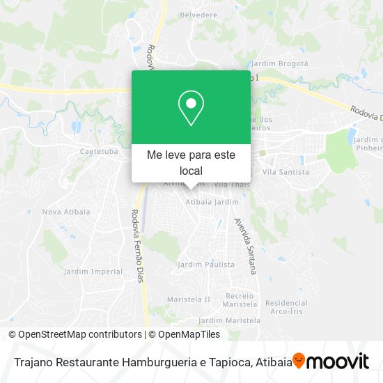 Trajano Restaurante Hamburgueria e Tapioca mapa