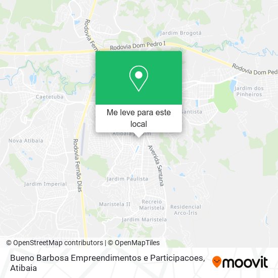 Bueno Barbosa Empreendimentos e Participacoes mapa