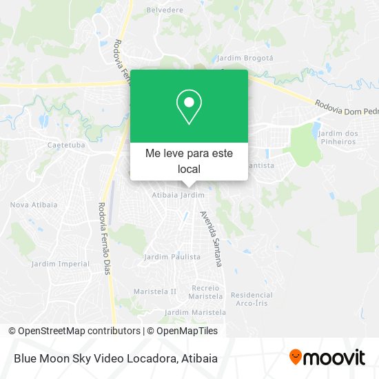 Blue Moon Sky Video Locadora mapa