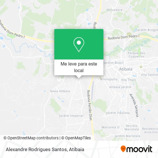 Alexandre Rodrigues Santos mapa