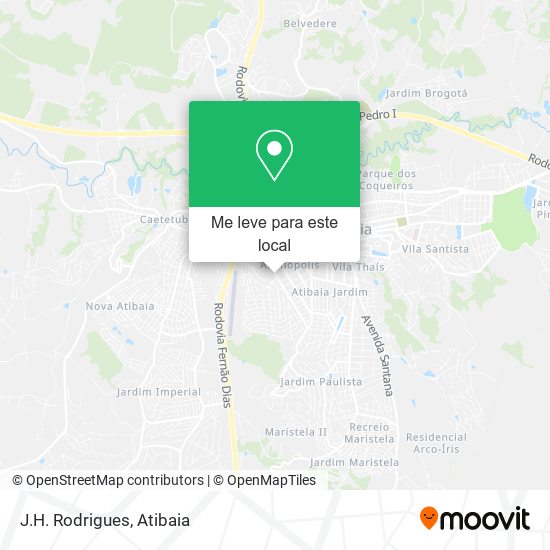 J.H. Rodrigues mapa