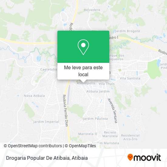 Drogaria Popular De Atibaia mapa