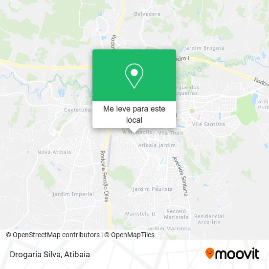 Drogaria Silva mapa